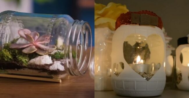 10 idee originali per riutilizzare i barattoli in vetro vuoti